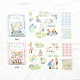 Mind Wave - Pegatinas Blooming | Blue | 48 pegatinas