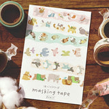 MIND WAVE -  Die-Cut Masking Tape - Washi tape troquelada | Sea Otter (Nutria)