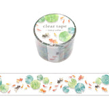 MIND WAVE -  Adhesive Tape Transparent de 30mm | Kingyo (Colouful fish)