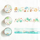MIND WAVE -  Adhesive Tape Transparent de 30mm | Kingyo (Colouful fish)