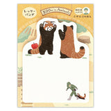 NB Co. Japan - Notas Adhesivas ZOOm in Animals | Red Panda