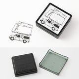 Midori - Paintable Stamp Pre-inked Going Out