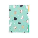 Midori - 3 Pocket Folder A5 | Cats