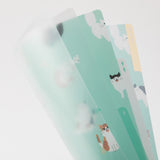 Midori - 3 Pocket Folder A4 | Cats