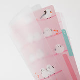 Midori - 3 Pocket Folder A4 | Birds
