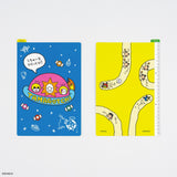 Hobonichi - Plantilla de Escritura Tamagotchi: Hobonichi Pencil Board  A6 | Blast Off to Outer Space!