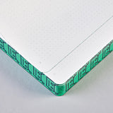 Nuuna - Notebook Graphic L - Cuaderno Write Against the Machines | Malla de puntos