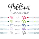 Zebra - Mildliner Brush Rotulador Pincel | Pack de 5 | Refresh Mild Set