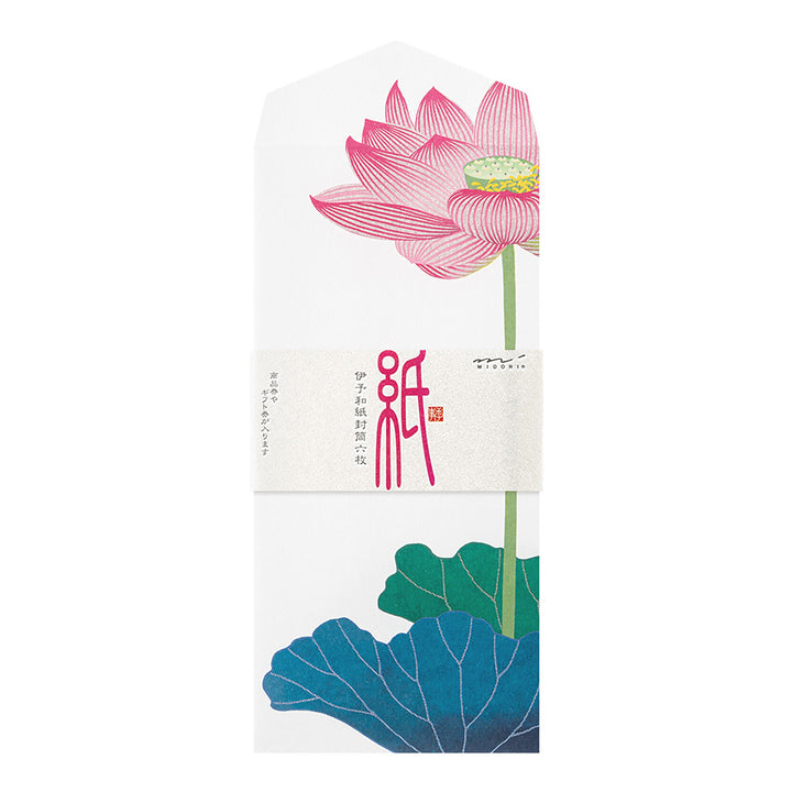 Midori - Sobres Florales Kami Silk-Printing | Lotus