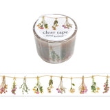 MIND WAVE -  Adhesive Tape Transparent de 30mm | Floral Garland