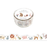 MIND WAVE -  Die-Cut Masking Tape - Washi tape troquelada | Cozy Animal