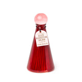Paddywax - Glass Match Holder with 10 cm Safety Matches (80 pcs) - Volcano Red