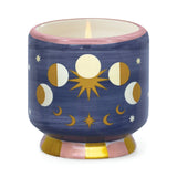 Paddywax -  Vela Aromática A Dopo 8 oz Handpainted "Moon" Ceramic - Jasmine & Rose