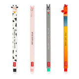Legami - Set de 4 Bolígrafos de Gel Borrables | Farm Sweet Farm