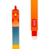 Legami - Set de 4 Bolígrafos de Gel Borrables | Farm Sweet Farm