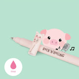 Legami - Set de 4 Bolígrafos de Gel Borrables | Farm Sweet Farm