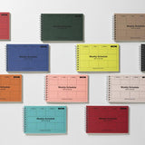 Mark's - Planificador Perpetuo Semanal Weekly Schedule | Black