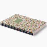 Rifle Paper Co. - Stitched Notebooks Set de 3 Cuadernos | Hojas con Líneas | Rosa