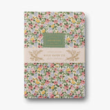 Rifle Paper Co. - Stitched Notebooks Set de 3 Cuadernos | Hojas con Líneas | Rosa