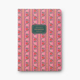 Rifle Paper Co. - Stitched Notebooks Set de 3 Cuadernos | Hojas con Líneas | Dahlia