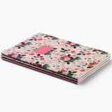 Rifle Paper Co. - Stitched Notebooks Set de 3 Cuadernos | Hojas con Líneas | Dahlia