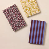 Designworks Ink - Soft Touch Journal | Hojas con Líneas | Purple + Nutmeg Stripe