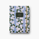 Rifle Paper Co. - Journal with Pen Cuaderno y bolígrafo | Hojas Rayadas | Hydrangea