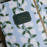 Rifle Paper Co. - Journal with Pen Cuaderno y bolígrafo | Hojas Rayadas | Hydrangea