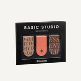 Kokonote - Set de 3 marcapáginas Basic Studio | Coral Spice