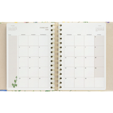 Kokonote - Planner 2025/2026 | 17 Months Weekly A5 | Idole Seasonal Flowers