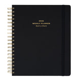 Kokonote - Academic Planner 2025/2026 17 Months | Weekly 21x25 cm | Olympia Back to Black