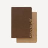 Kokonote -  Set de 2 Cuadernos A5 Basic Studio | Almond Mocha