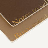 Kokonote -  Set de 2 Cuadernos A5 Basic Studio | Almond Mocha