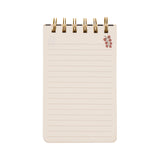 Designworks Ink - Bloc de Notas A Dopo Twin Wire Notepad A6 - Tomato