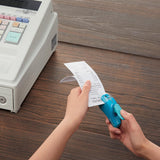 Kokuyo - Stapler Harinacs Compact Alpha grapadora de presión sin grapas | 5 Hojas | Negro