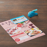 Kokuyo - Stapler Harinacs Compact Alpha grapadora de presión sin grapas | 5 Hojas | Negro