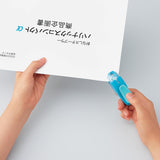 Kokuyo - Stapler Harinacs Compact Alpha grapadora de presión sin grapas | 5 Hojas | Negro