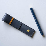 Ystudio - Vegan Leather Pen Pouch - Classic Reflect | Blue