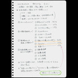 Kokuyo - Soft Ring Cuaderno con Anillas Flexibles | A5 Clear - Malla de Puntos