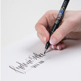 Tombow - Rotulador Pincel Fudenosuke Punta Blanda | Tinta Negra