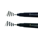 Tombow - Rotulador Pincel Fudenosuke Punta Blanda | Tinta Negra