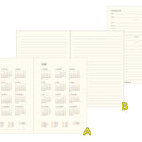 Hightide - Sanmarino Diary 2025 Weekly A6 | Oct 2024 a Ene 2026 | Ivory