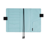 Hobonichi - Funda Cousin A5 | Colors: Black x Clear Blue
