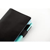 Hobonichi - Funda A6 Original Size | Colors: Black x Clear Blue