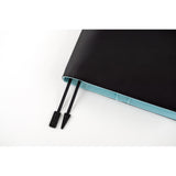 Hobonichi - Funda Cousin A5 | Colors: Black x Clear Blue