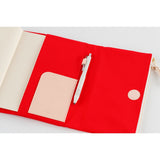 Hobonichi - Funda Cousin A5 | Tragen: Red