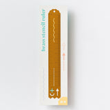 another studio - Regla Plantilla Brass Stencil Ruler