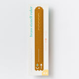 another studio - Regla Plantilla Brass Stencil Ruler