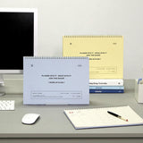 Iconic - Flow Planificador Mensual A4 2026 | Dic 25 - Dic 26 | Cream Yellow