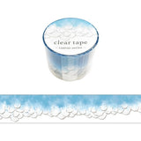MIND WAVE -  Cinta adhesiva Transparente de 30mm | Canvas Waves Blue